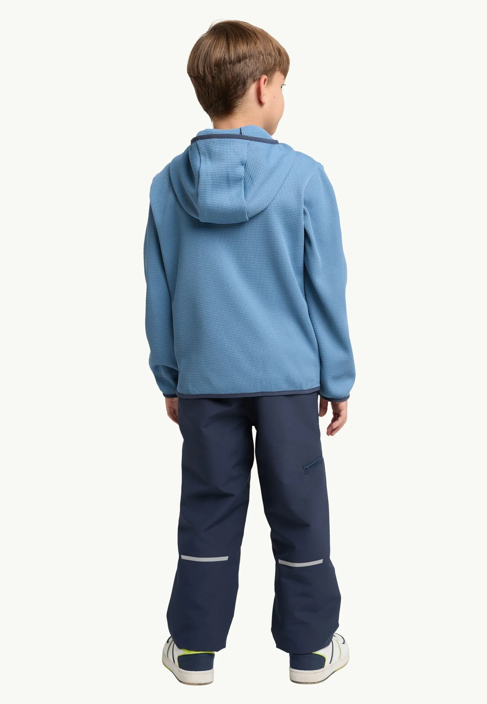 Clearance Actamic Grid Midlayer K Kinder Fleece|Fleecejacken