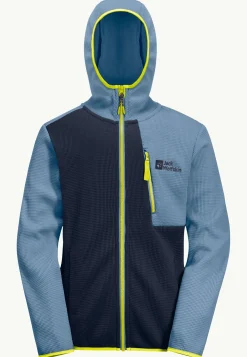 Clearance Actamic Grid Midlayer K Kinder Fleece|Fleecejacken
