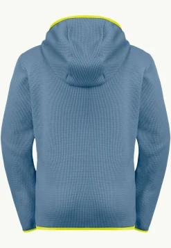 Clearance Actamic Grid Midlayer K Kinder Fleece|Fleecejacken