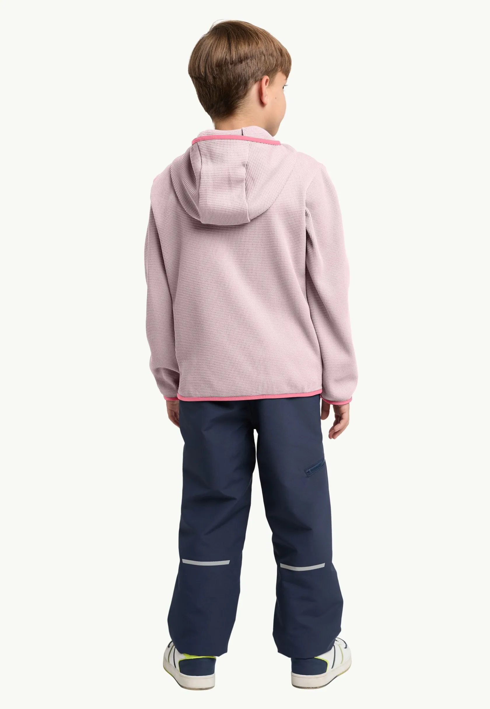 Clearance Actamic Grid Midlayer K Kinder Fleece|Fleecejacken