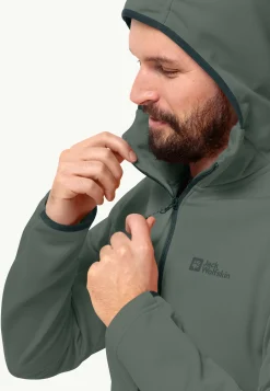 Discount Alpgrat Hooded Fz M Herren Fleece|Fleecejacken