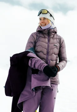 Fashion Alpspitze Down Hoody W Damen Isolationsjacken|Winterjacken