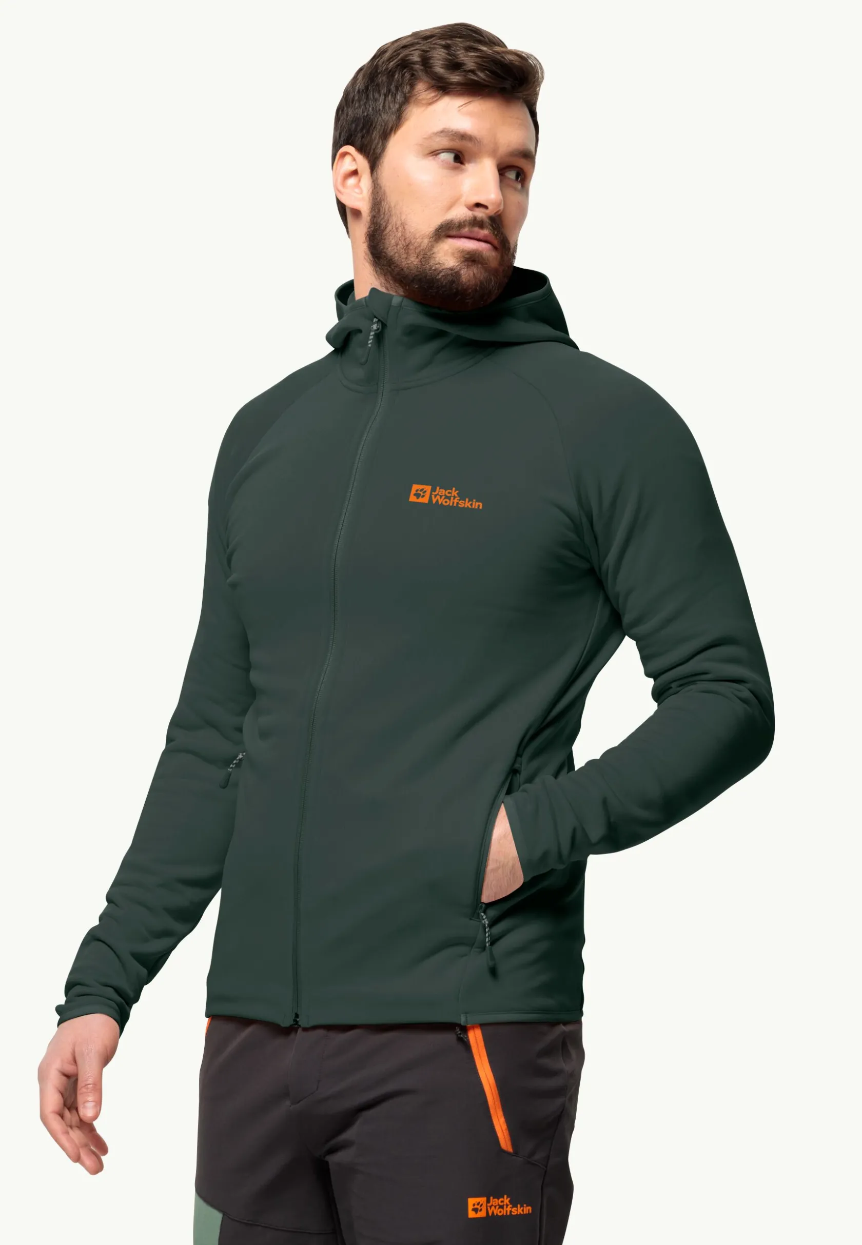 Hot Baiselberg Hooded Fz M Herren Fleece|Fleecejacken