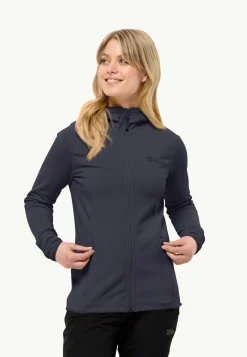Clearance Baiselberg Hooded Fz W Damen Fleece|Fleecejacken