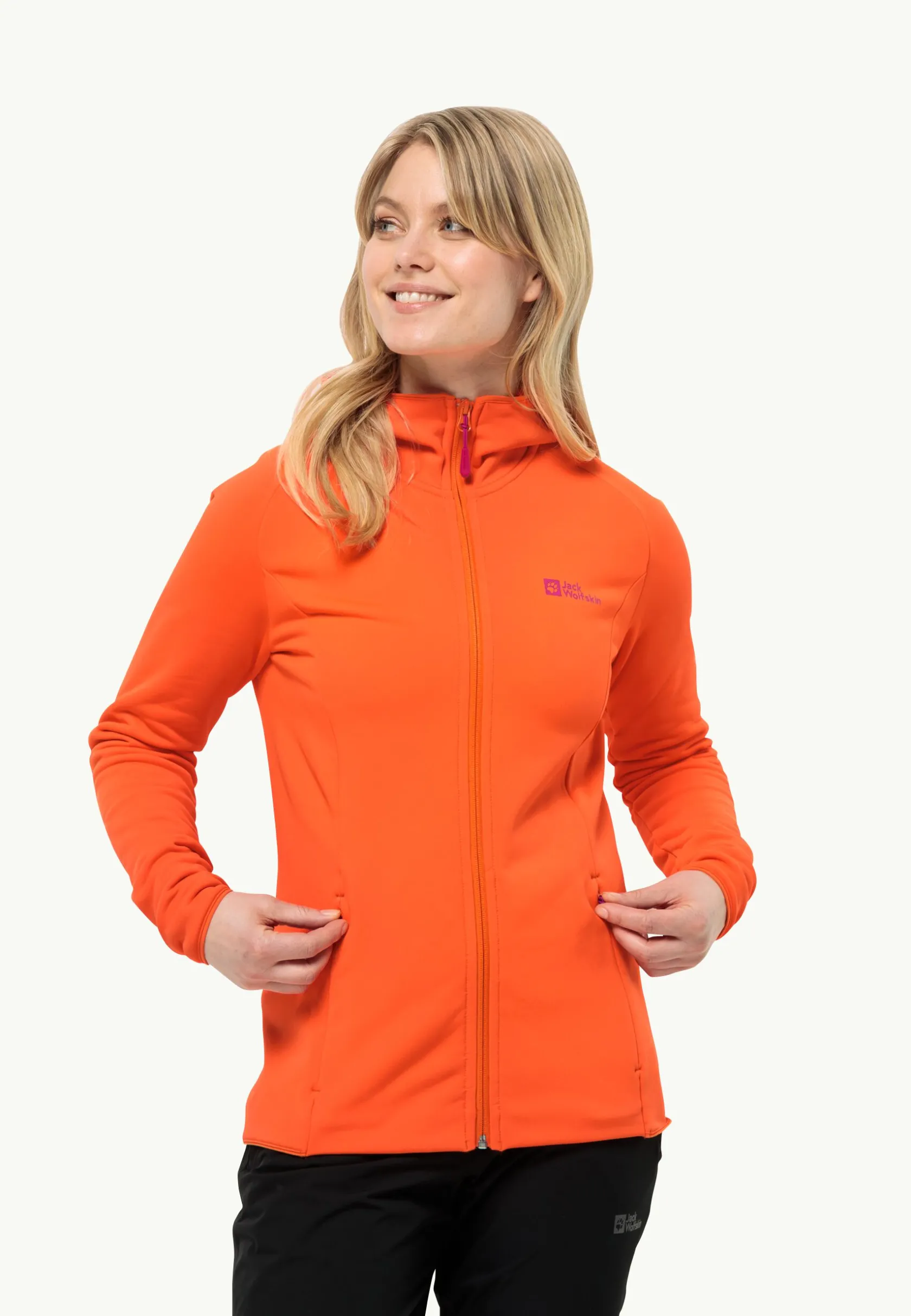 Clearance Baiselberg Hooded Fz W Damen Fleece|Fleecejacken