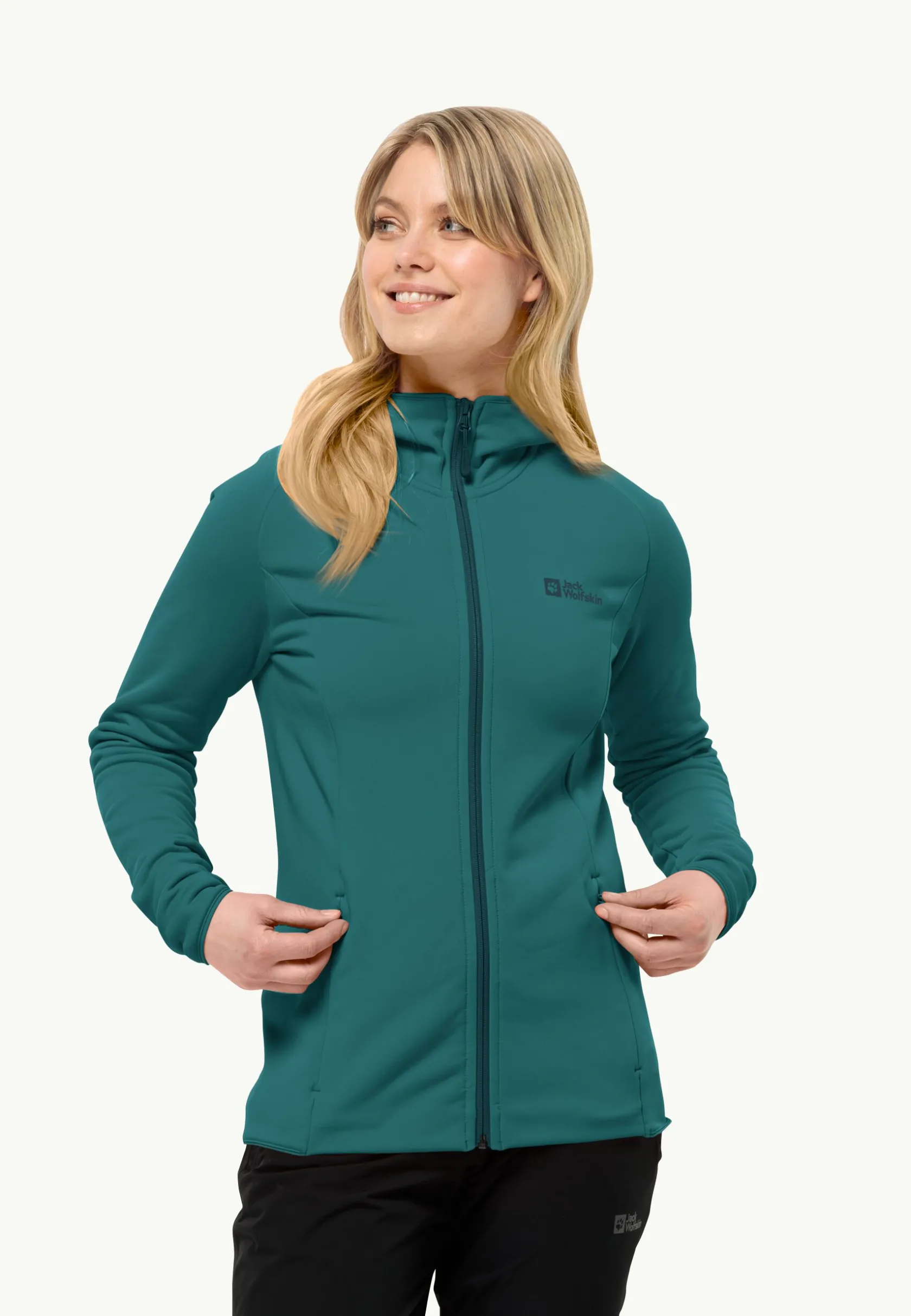 Clearance Baiselberg Hooded Fz W Damen Fleece|Fleecejacken