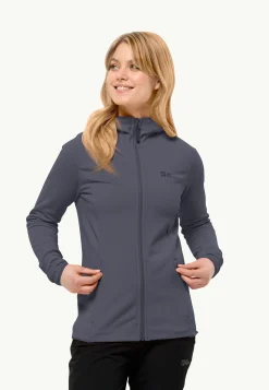 Clearance Baiselberg Hooded Fz W Damen Fleece|Fleecejacken