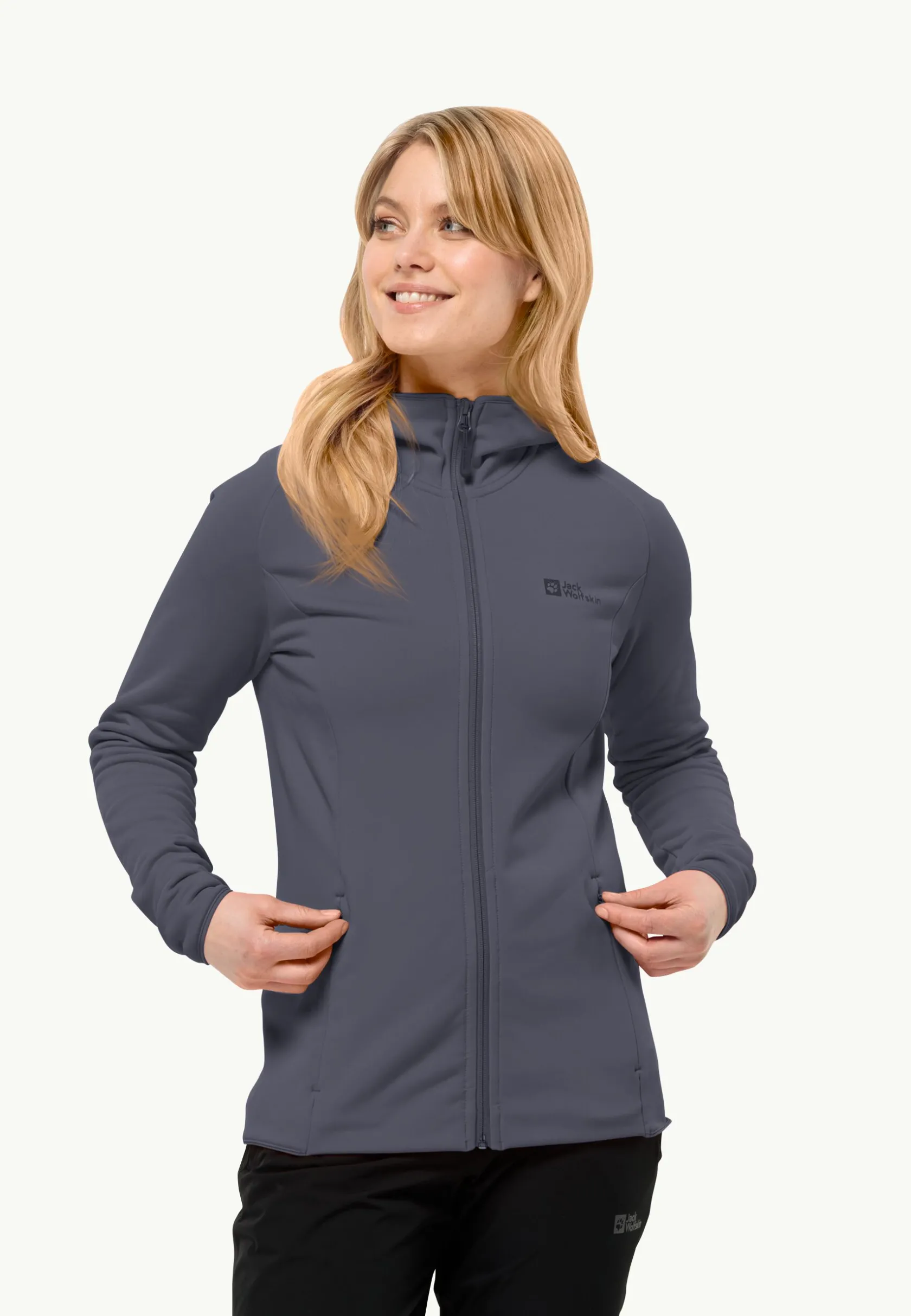 Clearance Baiselberg Hooded Fz W Damen Fleece|Fleecejacken