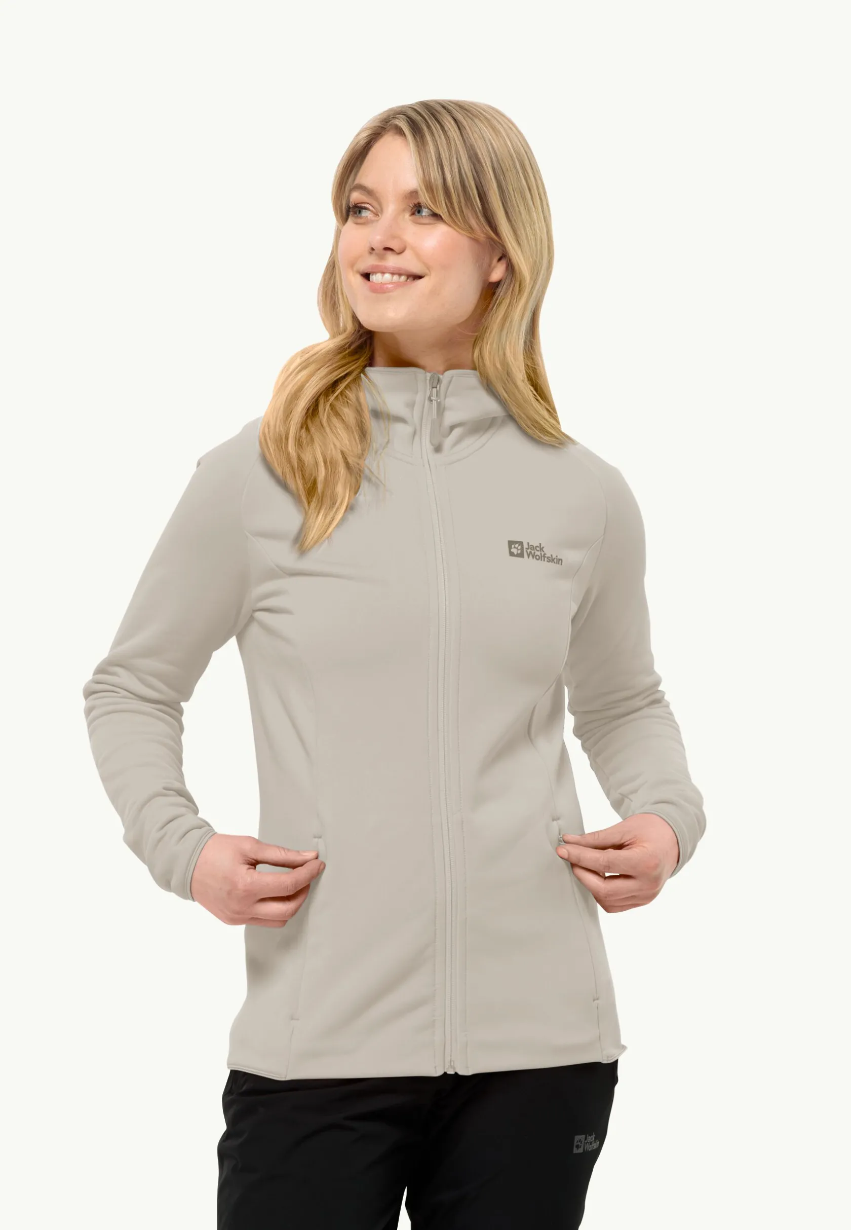 Clearance Baiselberg Hooded Fz W Damen Fleece|Fleecejacken