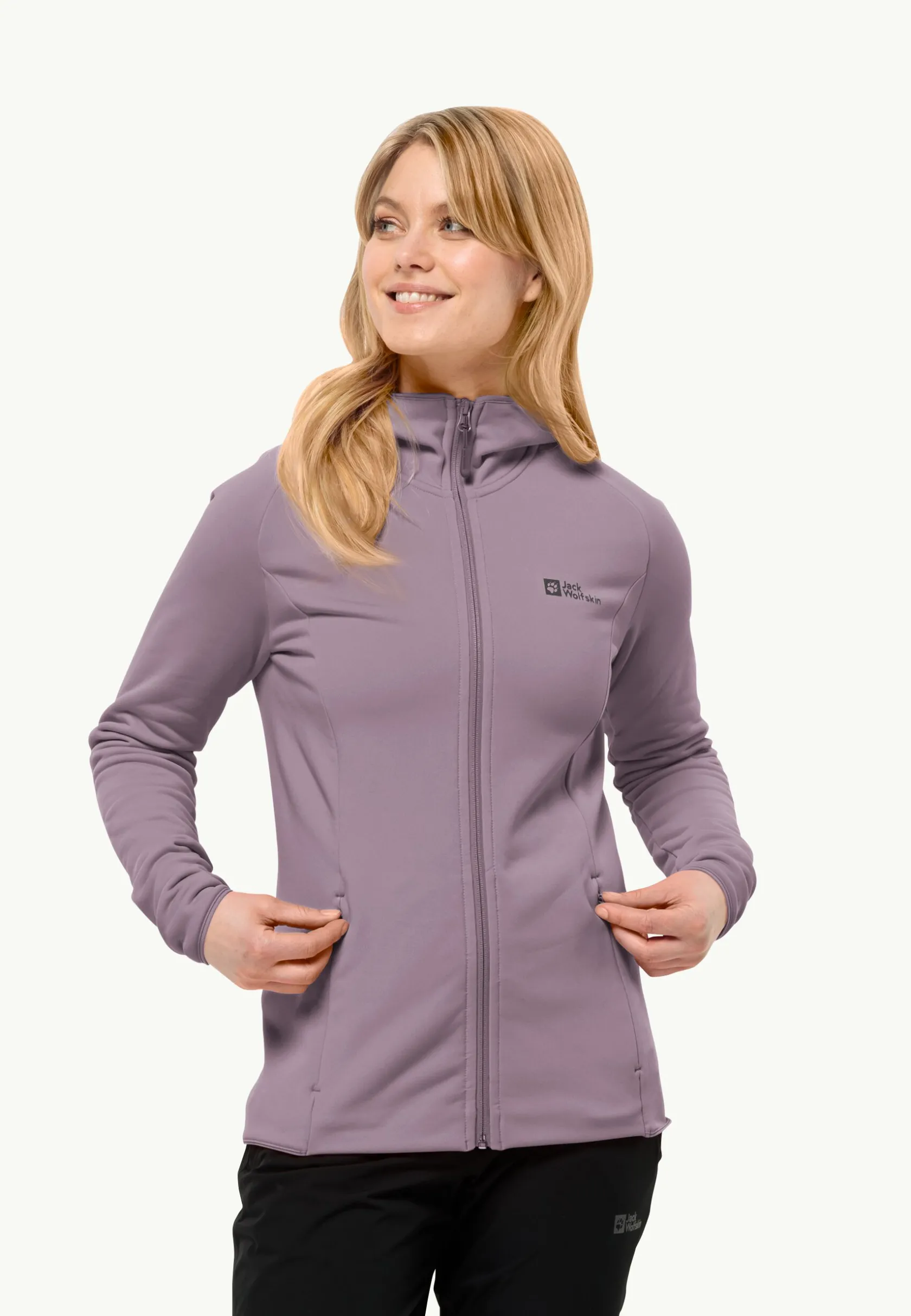 Clearance Baiselberg Hooded Fz W Damen Fleece|Fleecejacken
