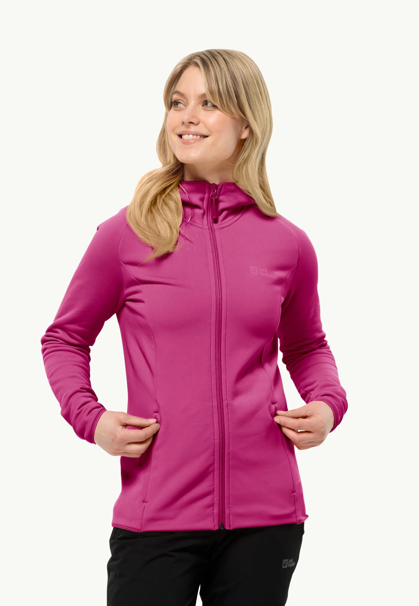 Clearance Baiselberg Hooded Fz W Damen Fleece|Fleecejacken