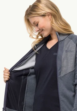 Discount Blattsteig Fz W Damen Fleece|Fleecejacken