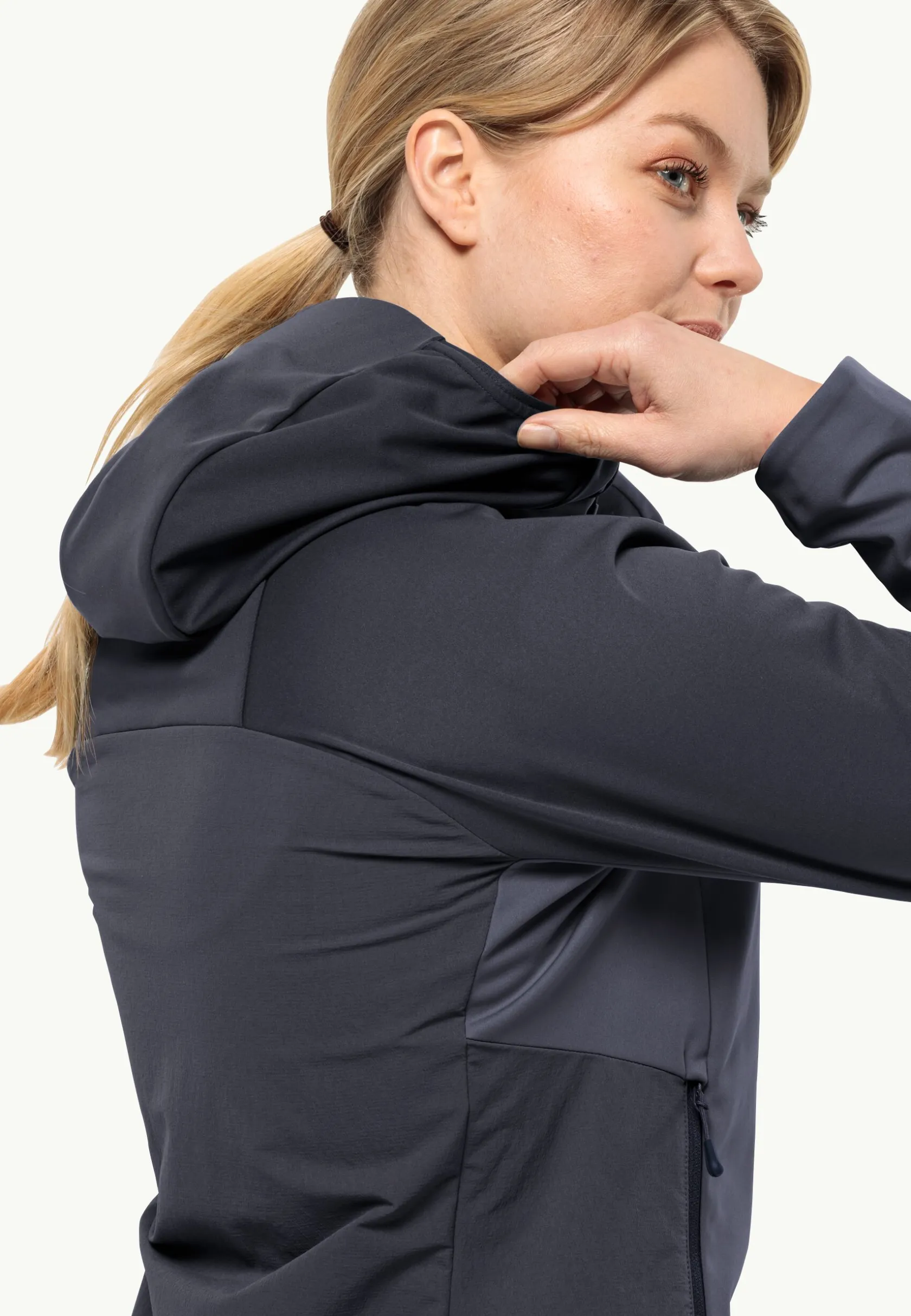 Discount Brisstal Hoody W Damen Windjacken|Fleecejacken