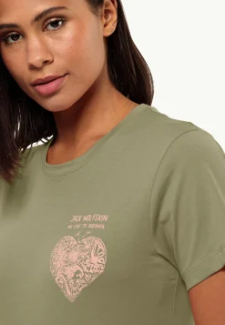 Hot Discover Heart T W Damen T-Shirts & Longsleeves