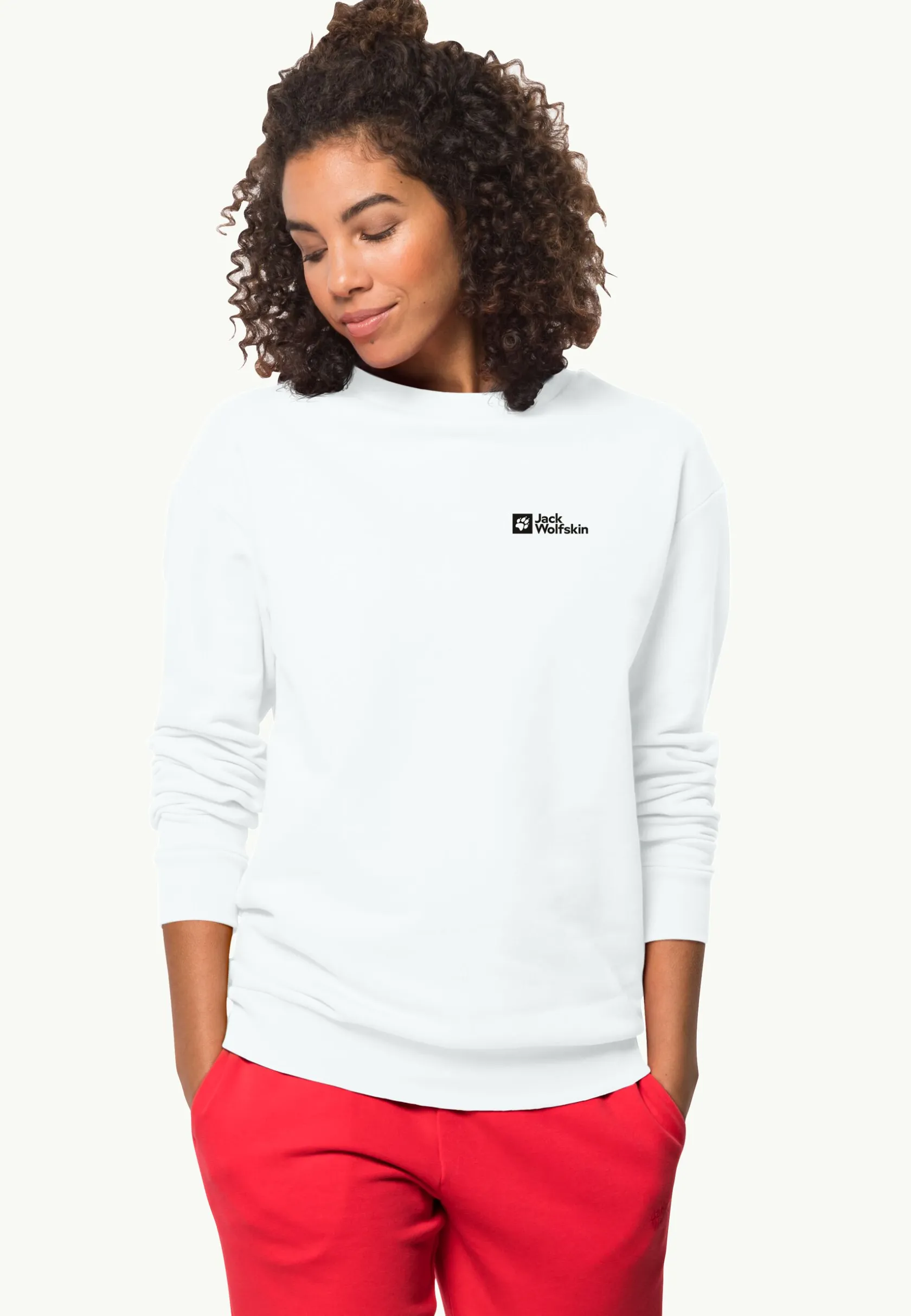 Online Essential Crewneck W Damen Hoodies & Pullover