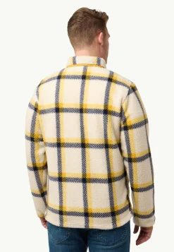 Fashion Felslicht Check Jkt M Herren Fleece|Fleecejacken