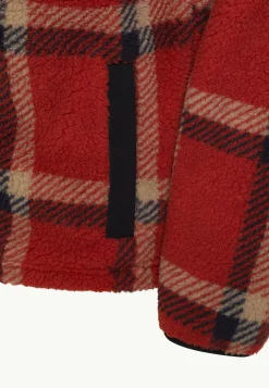 Fashion Felslicht Check Jkt M Herren Fleece|Fleecejacken
