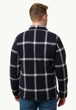 Fashion Felslicht Check Jkt M Herren Fleece|Fleecejacken
