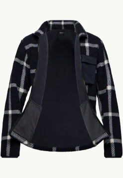 Fashion Felslicht Check Jkt M Herren Fleece|Fleecejacken