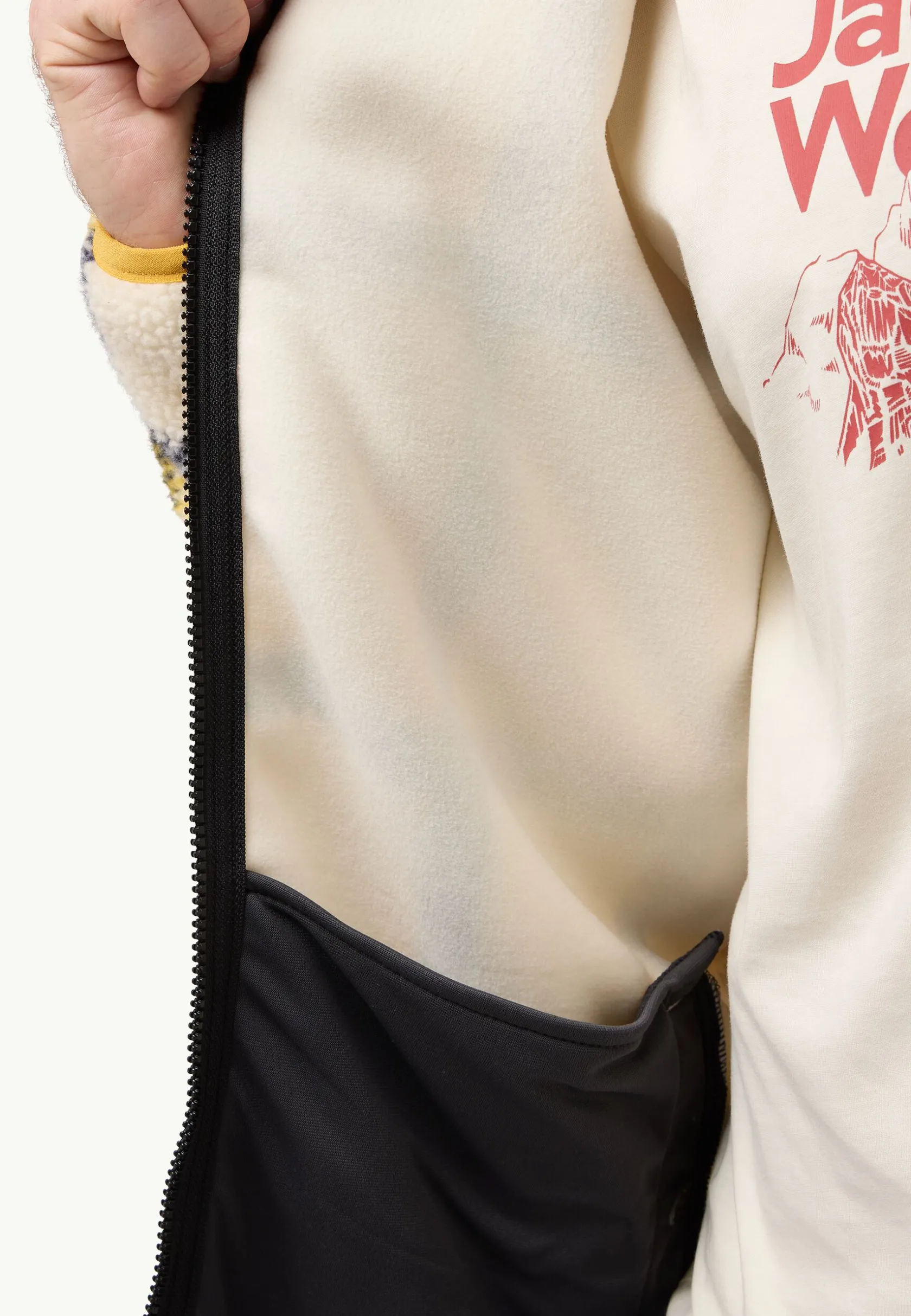 Fashion Felslicht Check Jkt M Herren Fleece|Fleecejacken