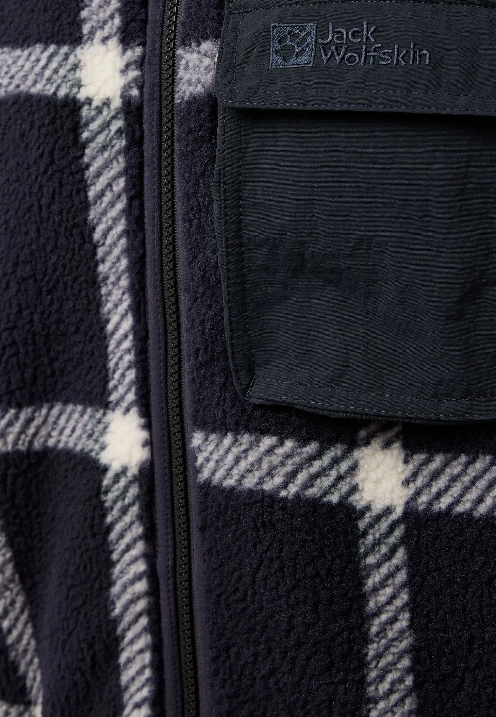 New Felslicht Check Vest M Herren Fleece|Fleecejacken