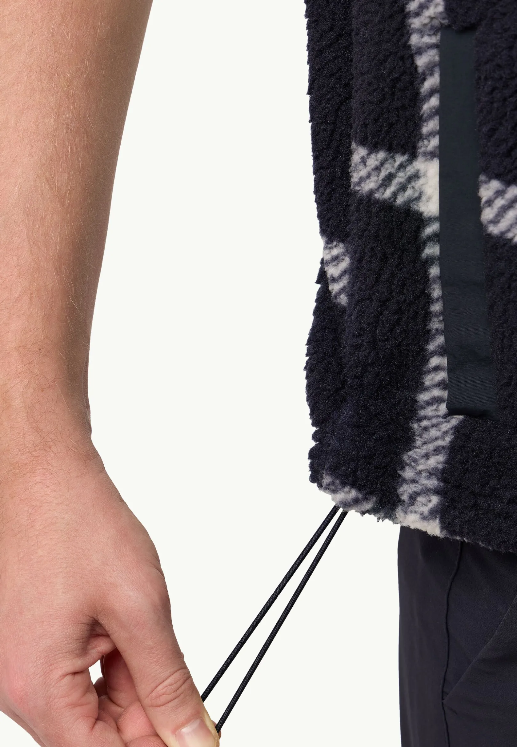 New Felslicht Check Vest M Herren Fleece|Fleecejacken