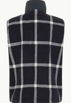 New Felslicht Check Vest M Herren Fleece|Fleecejacken