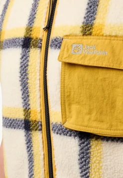 New Felslicht Check Vest M Herren Fleece|Fleecejacken