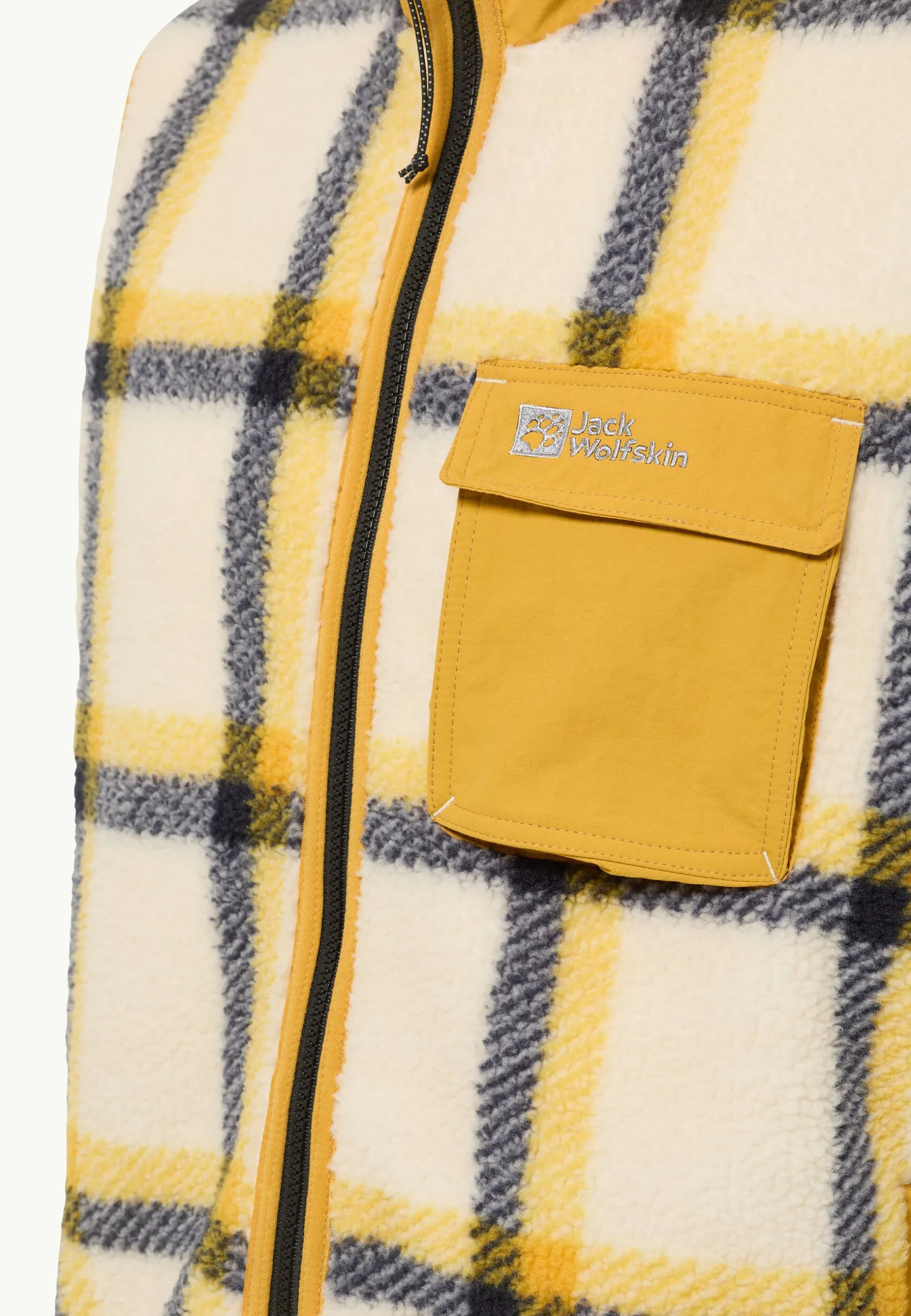 New Felslicht Check Vest M Herren Fleece|Fleecejacken
