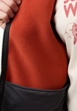 New Felslicht Check Vest M Herren Fleece|Fleecejacken