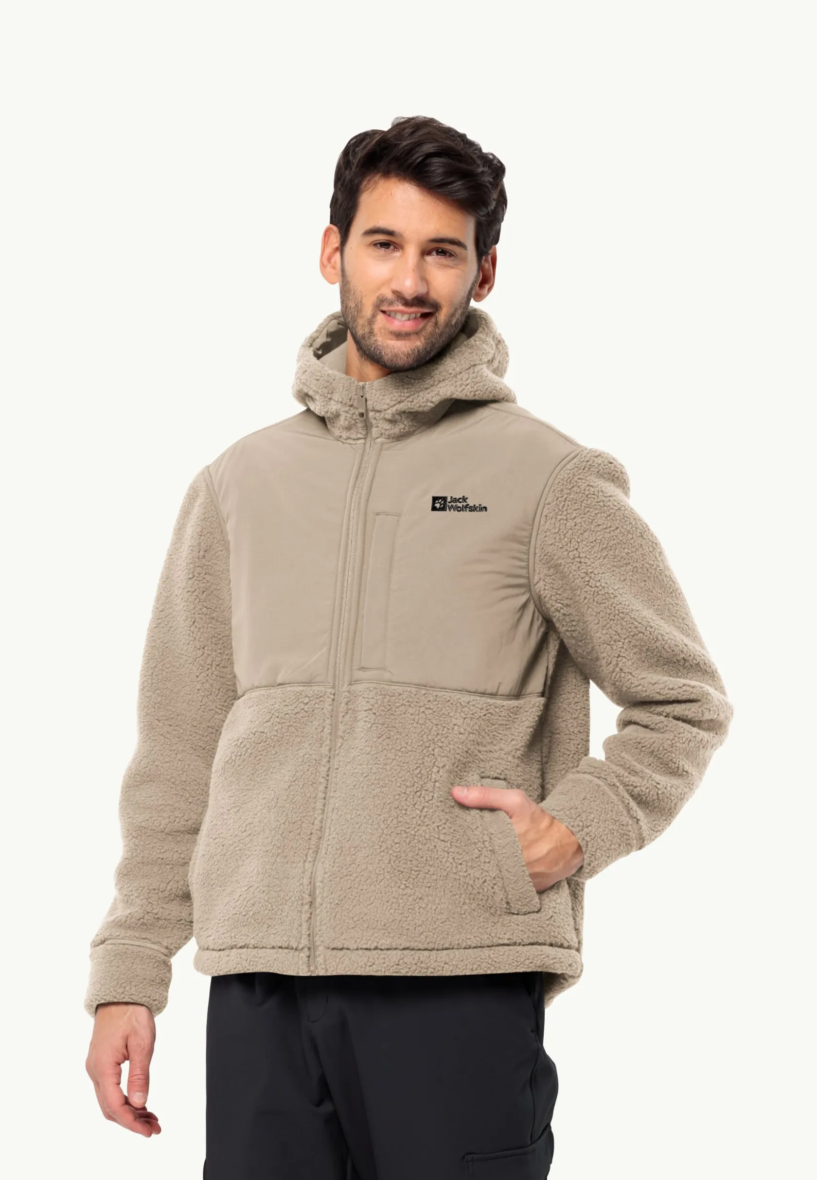 Discount Felslicht Hooded Jkt M Herren Fleece|Fleecejacken