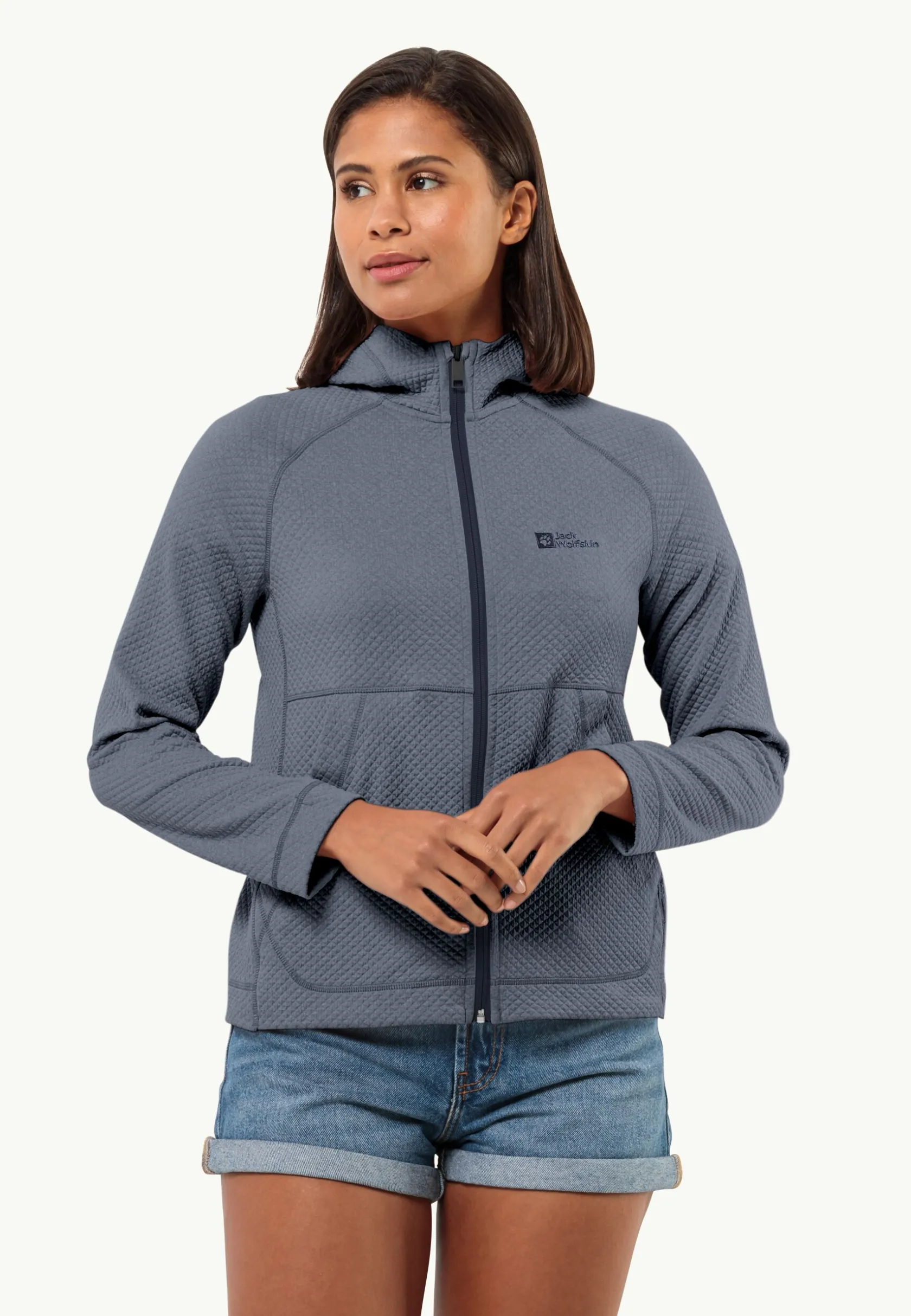 Fashion Fernweh Hooded Jkt W Damen Fleece|Fleecejacken