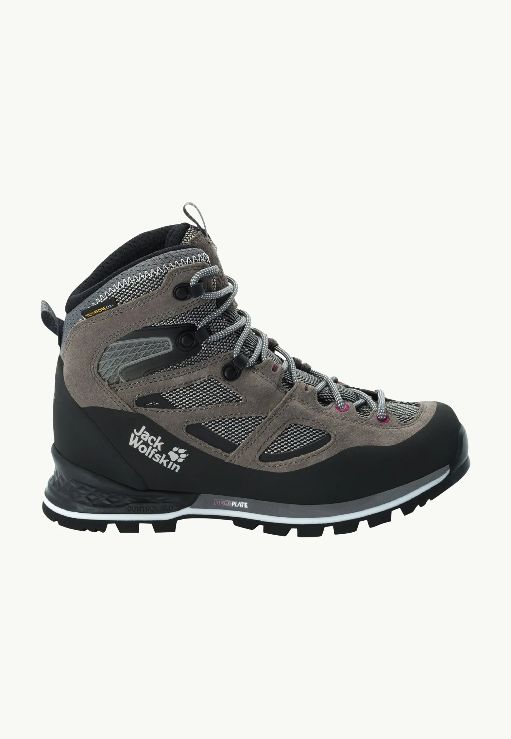 Clearance Force Crest Texapore Mid W Damen Wasserdichte Schuhe|Wanderschuhe