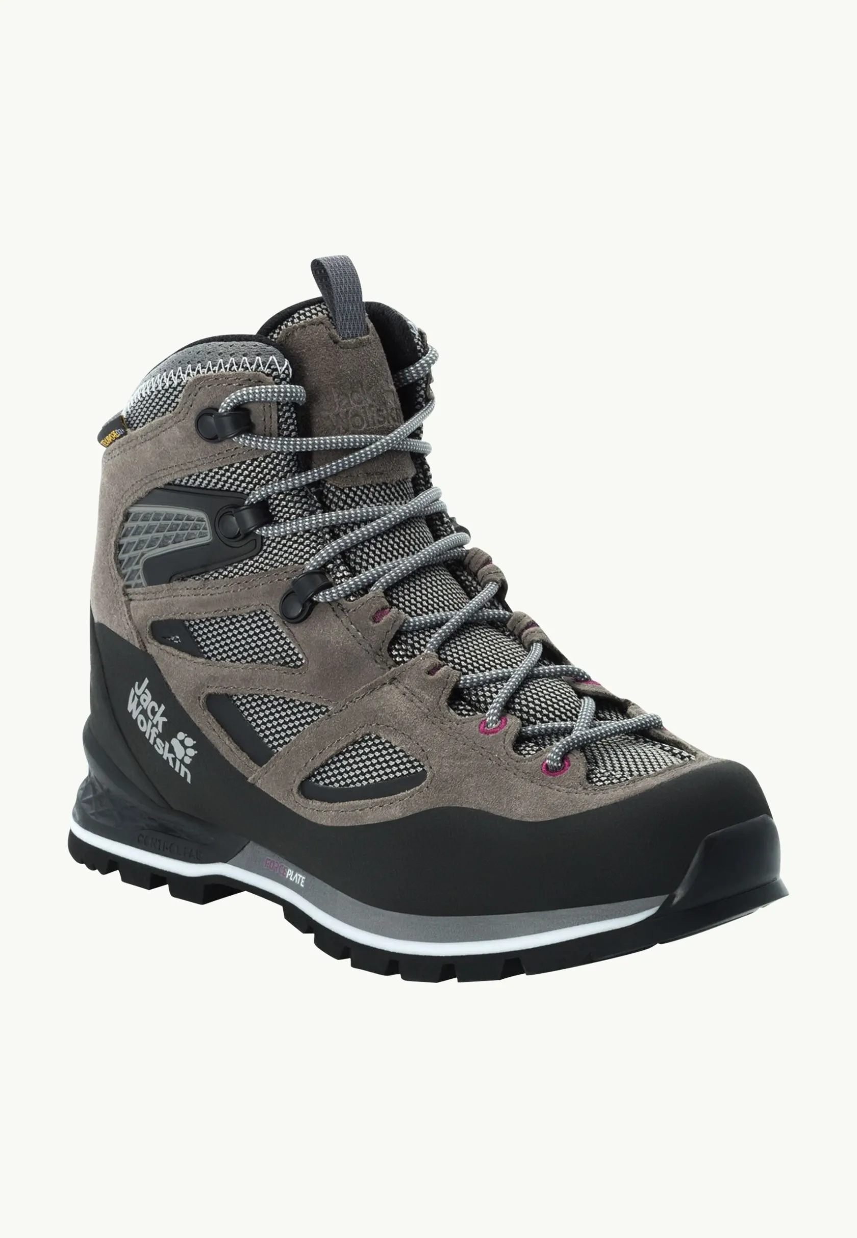 Clearance Force Crest Texapore Mid W Damen Wasserdichte Schuhe|Wanderschuhe