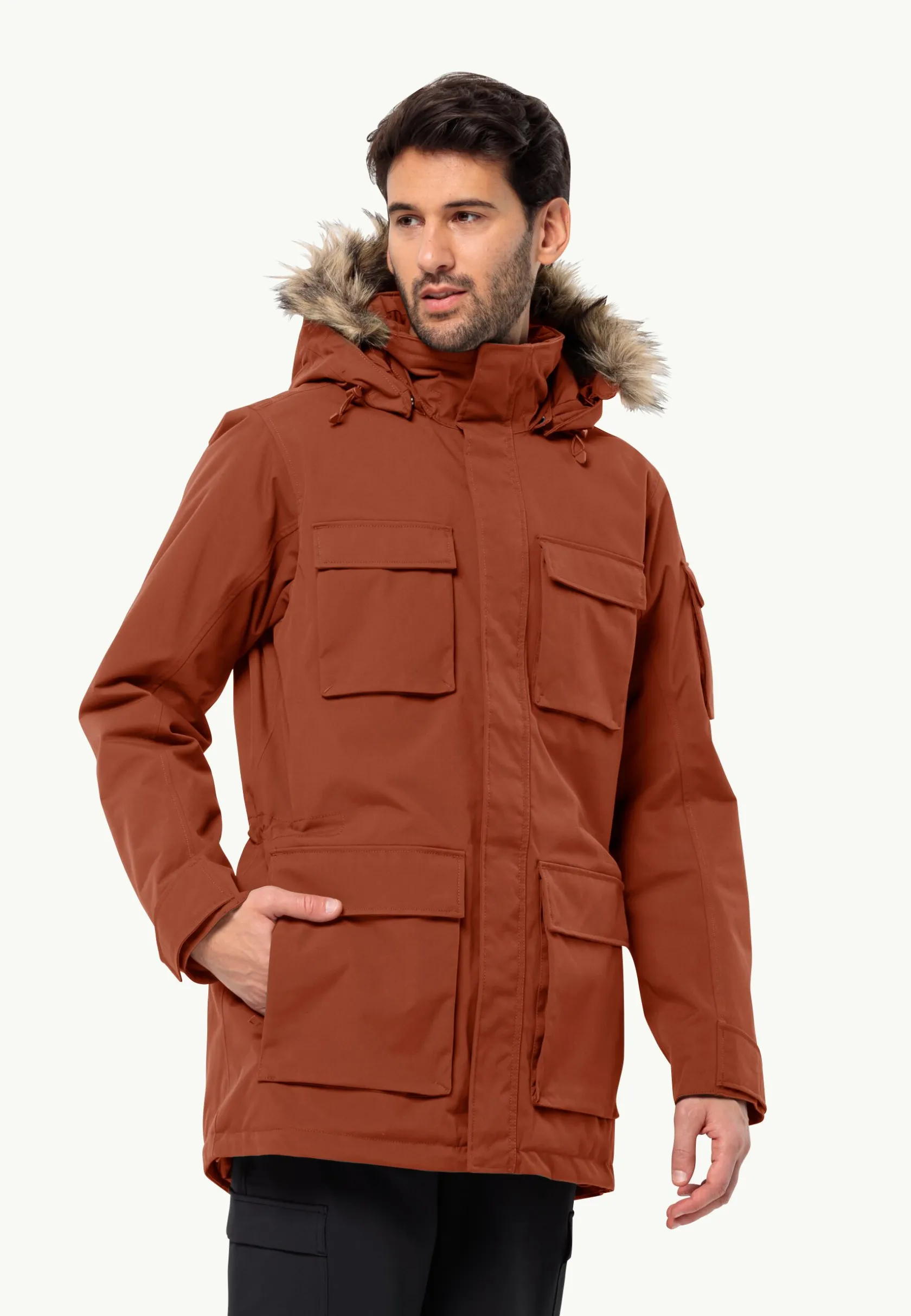 Fashion Glacier Canyon Parka Herren Übergangsjacken|Regenjacken