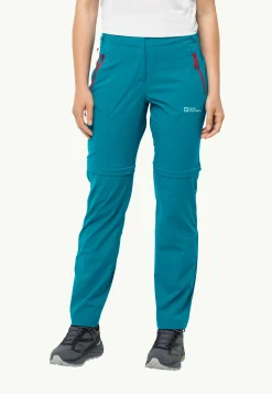 Outlet Glastal Zip Away Pants W Damen Softshellhosen|Wanderhosen