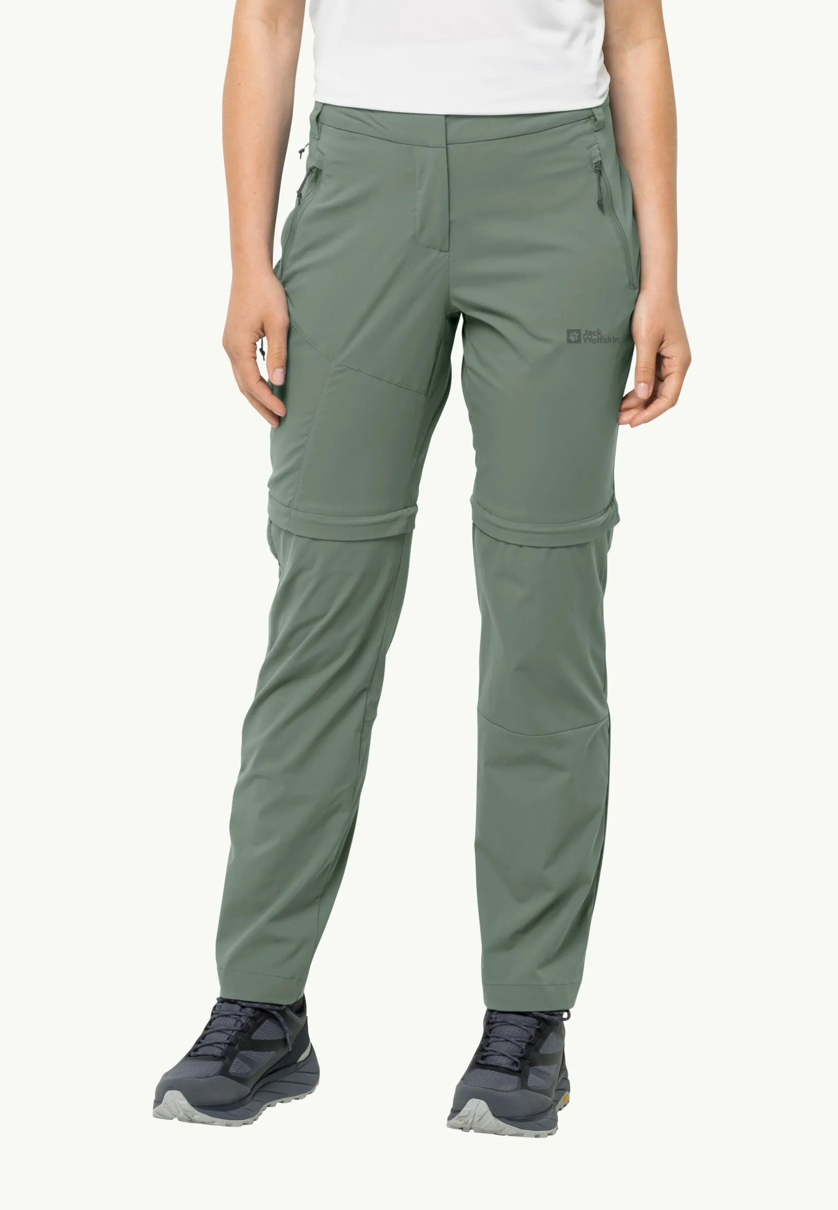 Outlet Glastal Zip Away Pants W Damen Softshellhosen|Wanderhosen