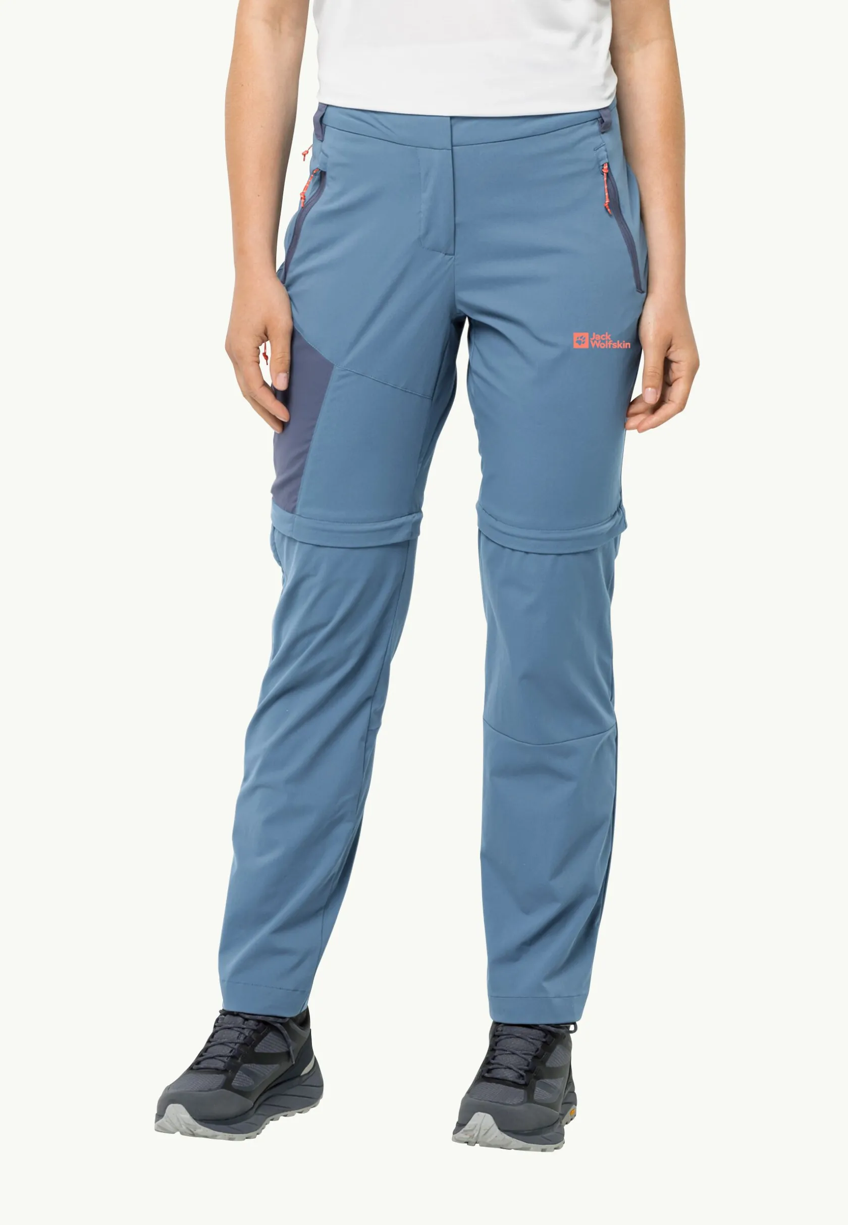 Outlet Glastal Zip Away Pants W Damen Softshellhosen|Wanderhosen
