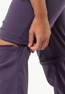 Hot Glastal Zip Off Pants W Damen Softshellhosen|Wanderhosen