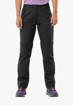 Hot Glastal Zip Off Pants W Damen Softshellhosen|Wanderhosen