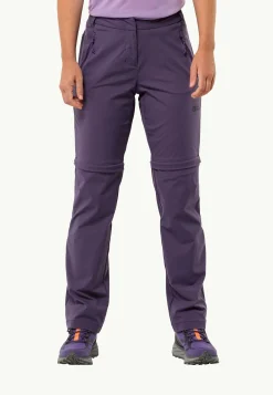 Hot Glastal Zip Off Pants W Damen Softshellhosen|Wanderhosen