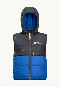 Hot Gleely Ins Hooded Vest K Kinder Fleece|Fleecejacken