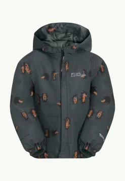 Fashion Gleely 2l Ins Print Jkt K Kinder Übergangsjacken|Regenjacken