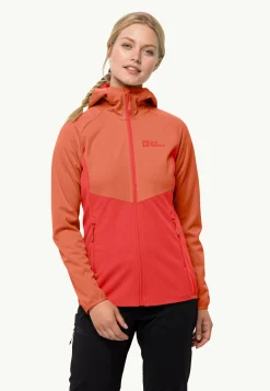 Online Go Hike Softshell W Damen Windjacken|Fleecejacken
