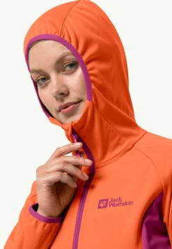 Online Go Hike Softshell W Damen Windjacken|Fleecejacken