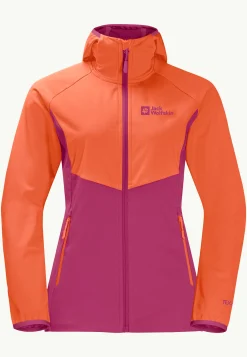 Online Go Hike Softshell W Damen Windjacken|Fleecejacken
