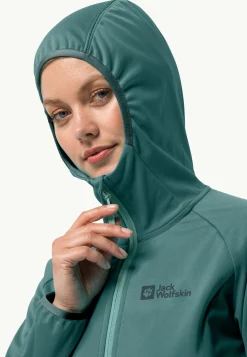 Online Go Hike Softshell W Damen Windjacken|Fleecejacken