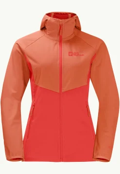 Online Go Hike Softshell W Damen Windjacken|Fleecejacken