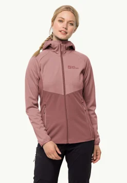 Online Go Hike Softshell W Damen Windjacken|Fleecejacken