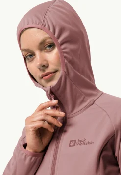 Online Go Hike Softshell W Damen Windjacken|Fleecejacken